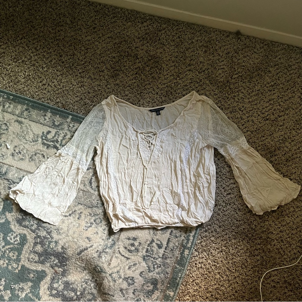American Eagle Flare Sleeve Shirt